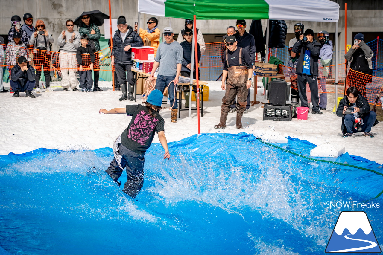 富良野スキー場｜いよいよインターナショナルなイベントに？！春シーズン恒例『第13回 Pond Skimming 池渡り』開催～♪